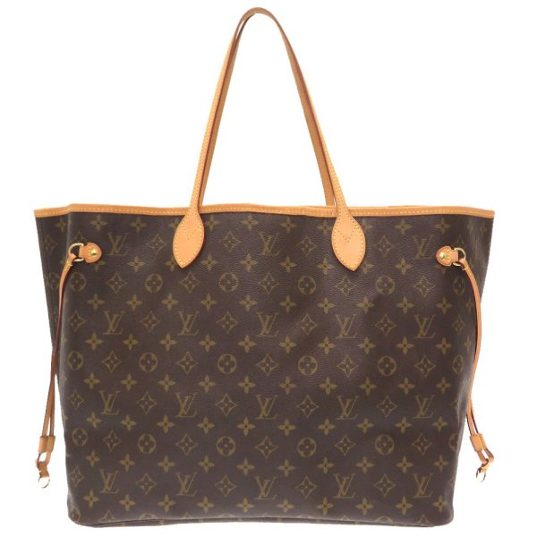 3k0077iip6 1 Louis Vuitton Monogram Neverfull GM Brown Tote Bag LV