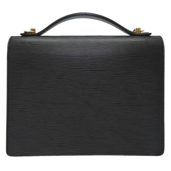 3m0125iiea6 2 Louis Vuitton Epi Leather Monceau Black 2way Handbag