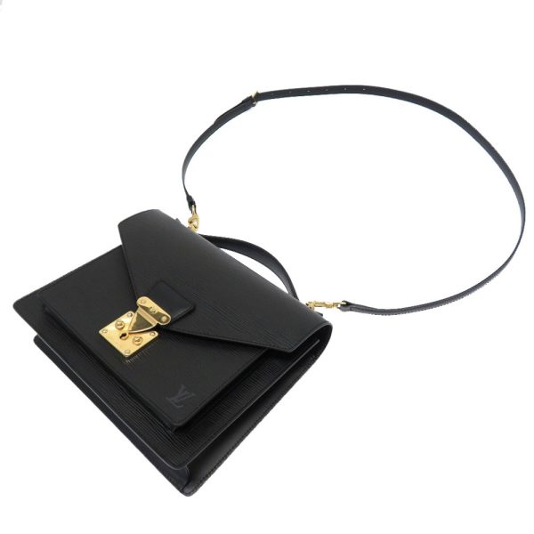 3m0125iiea6 4 Louis Vuitton Epi Leather Monceau Black 2way Handbag