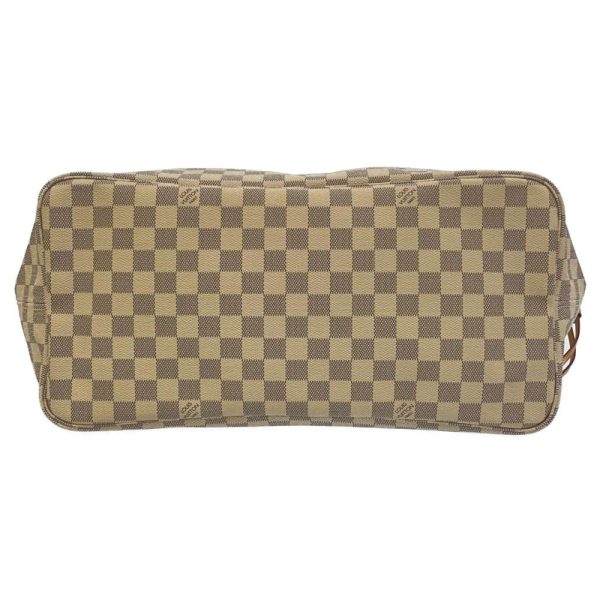 4 Louis Vuitton Tote Bag Damier Azur Neverfull GM Beige