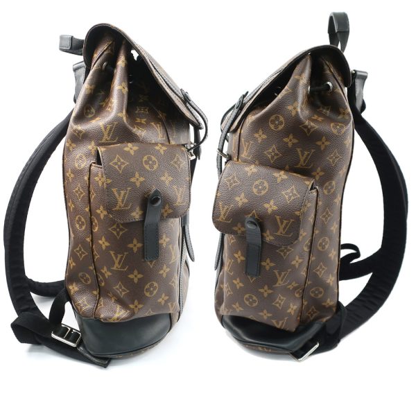 4 Louis Vuitton Christopher MM Rucksack Backpack Macassar Brown