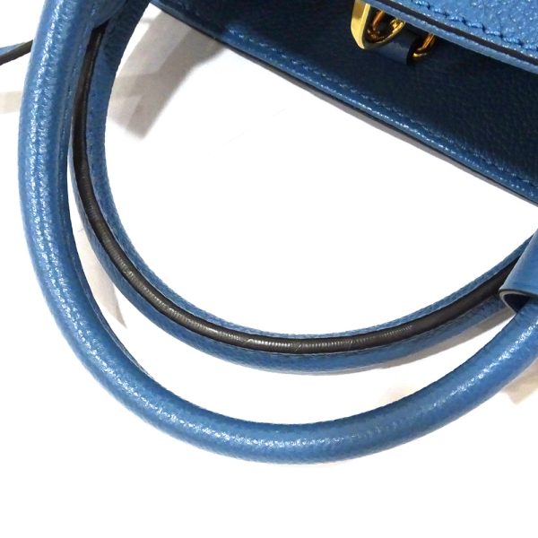 4 Louis Vuitton Montaigne BB Shoulder Bag Empreinte Blue