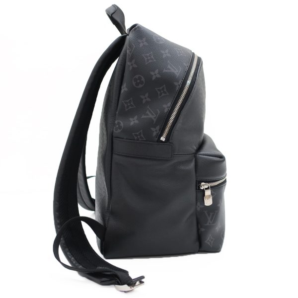 4 Louis Vuitton Discovery Backpack Rucksack Eclipse Taiga Noir Black