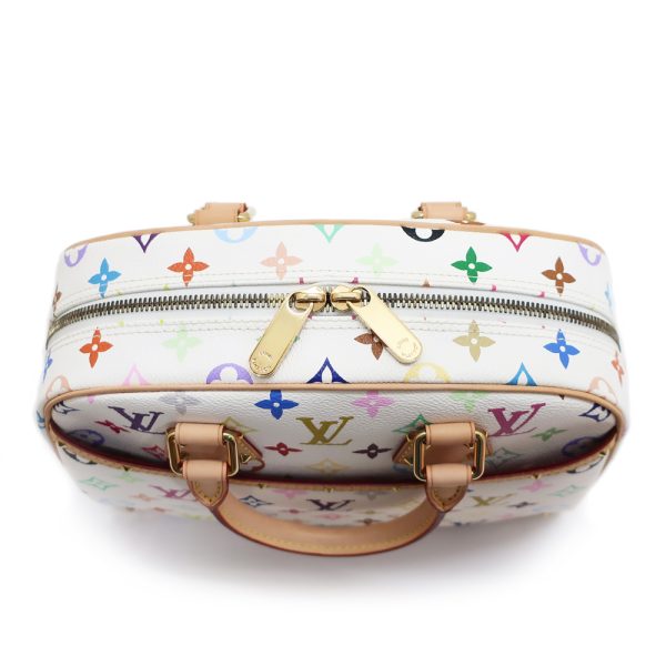 4 Louis Vuitton Multi Trouville Bronne Gold hardware White