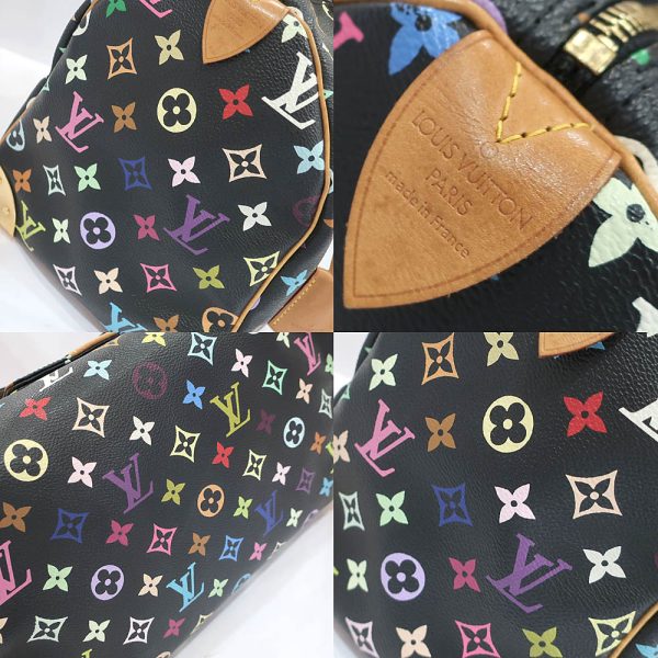 4 Louis Vuitton Handbag Speedy 30 Monogram Multicolor