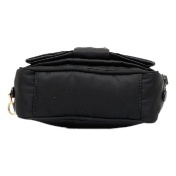 4 Prada Ribbon Crossbody Shoulder Bag Black Nylon