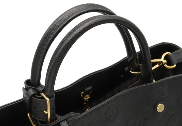 4 Louis Vuitton Monogram Emprene Montaigne GM Noir