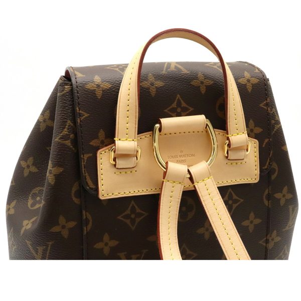 4 Louis Vuitton Monogram Montsouris MM Rucksack Brown