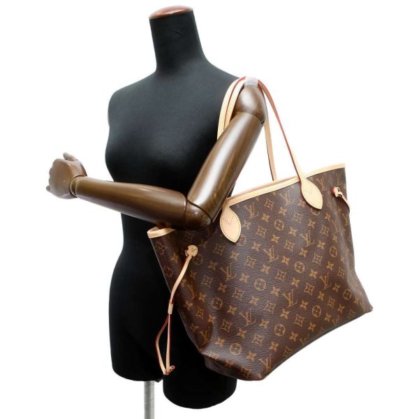 4 Louis Vuitton Tote Bag Monogram Neverfull MM Pivoine