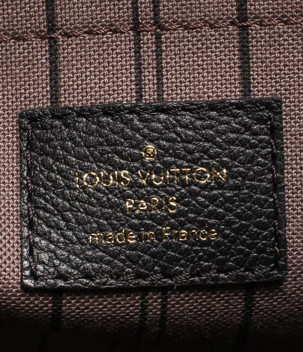 4 Louis Vuitton Montaigne BB Monogram Empreinte Black