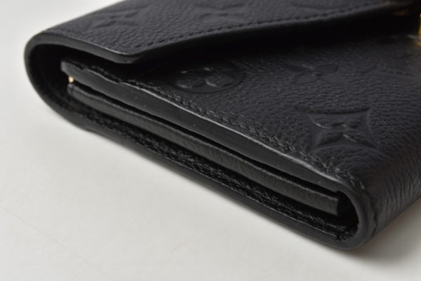 4 Louis Vuitton Wallet Monogram Empreinte Portefeuille Noir Black