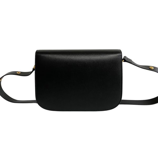 4 Gucci Horsebit Leather Genuine Shoulder Bag Pochette Black