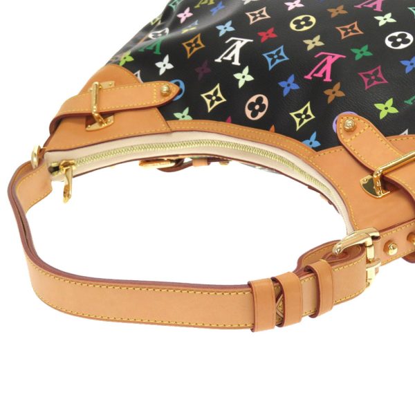 4 Louis Vuitton Monogram Multicolor Greta Noir Shoulder Bag Black