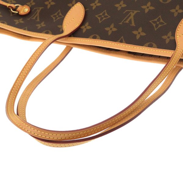 4 Louis Vuitton New Neverfull GM Monogram Tote Bag Brown