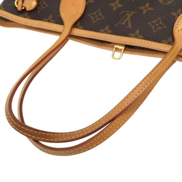 4 Louis Vuitton Monogram Neverfull PM Tote Bag Brown