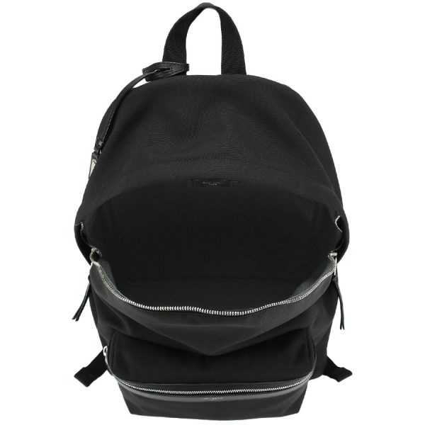 4 Saint Laurent Paris City Backpack Black