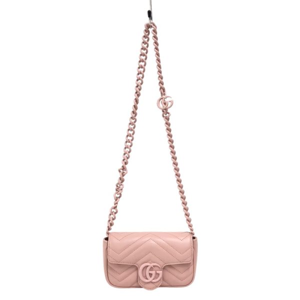 4 Gucci Gg Marmont Belt Bag Light Pink Leather