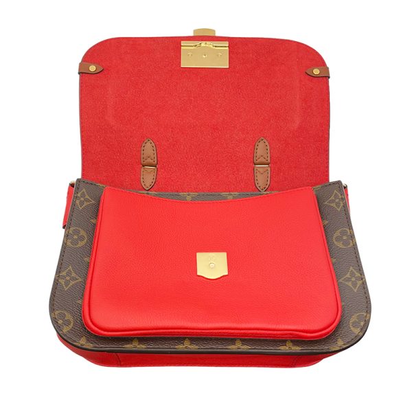 4 Louis Vuitton Vaugirard GM Coquelicot Shoulder Bag