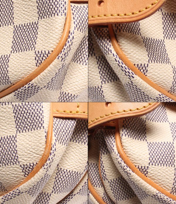 4 Louis Vuitton Shoulder Bag Saumur 30 Damier Azur