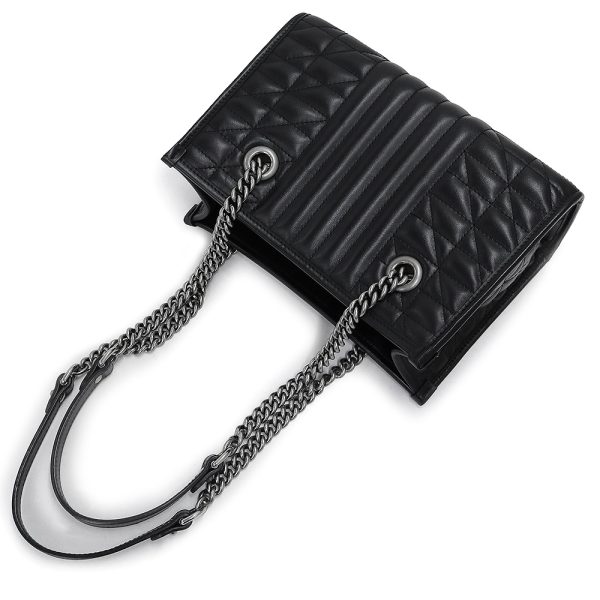 4 Gucci GG Marmont Small Chain Quilted Black