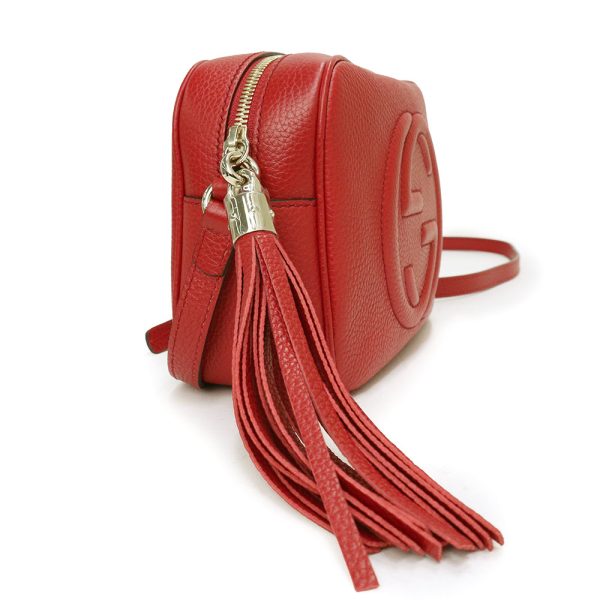 4 Gucci Soho Small Disco Bag Crossbody Red