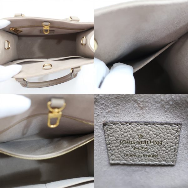 4 Louis Vuitton On the Go PM Bicolor Empreinte Tourtrail Crème