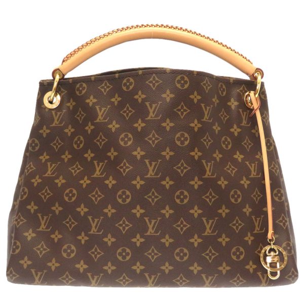 4b0083ibs5 1 Louis Vuitton Monogram Artsy MM Shoulder Bag Brown