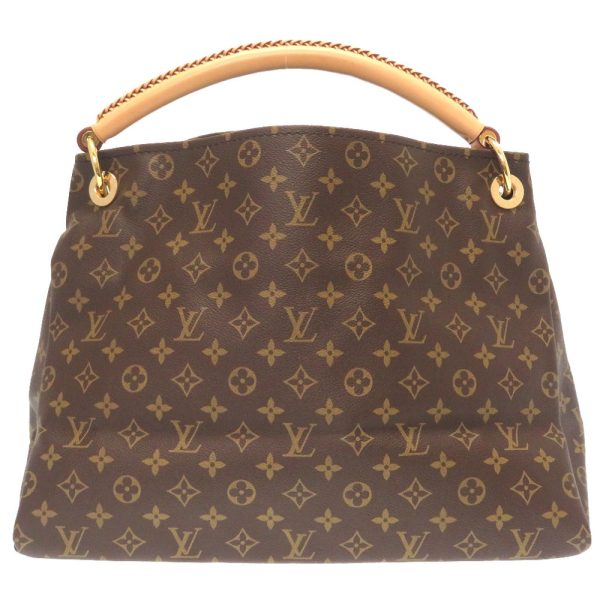 4b0083ibs5 2 Louis Vuitton Monogram Artsy MM Shoulder Bag Brown