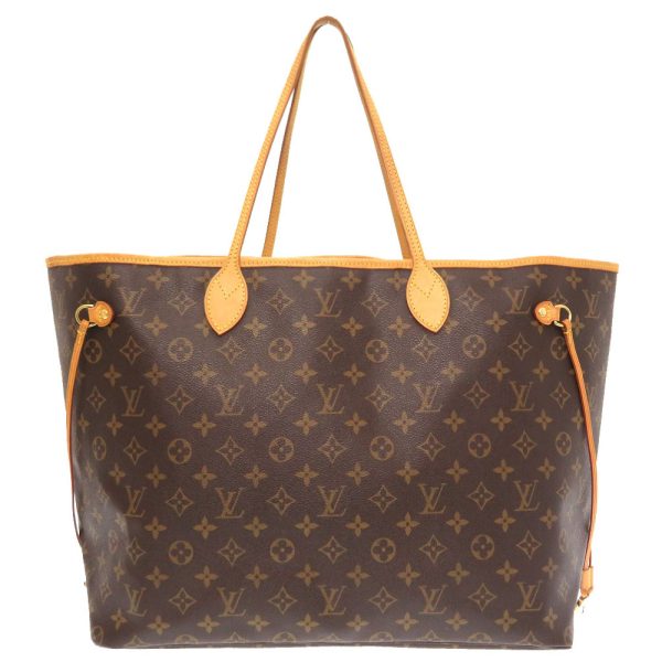 4c0104iob6 2 Louis Vuitton Monogram Neverfull GM Tote Bag Brown