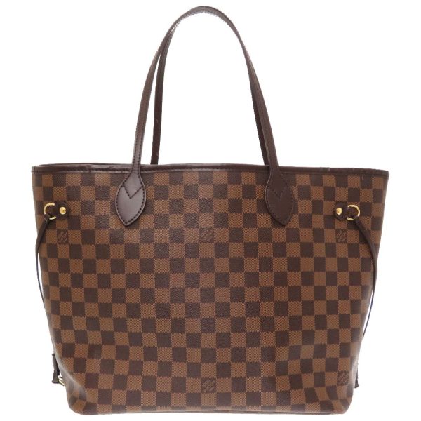 4d0025iap6 2 Louis Vuitton Damier Ebene Neverfull MM Rose Ballerine Tote Bag