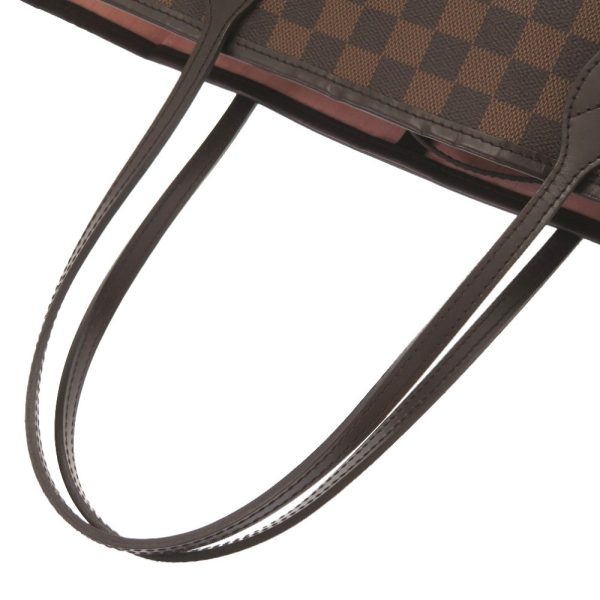 4d0025iap6 4 Louis Vuitton Damier Ebene Neverfull MM Rose Ballerine Tote Bag