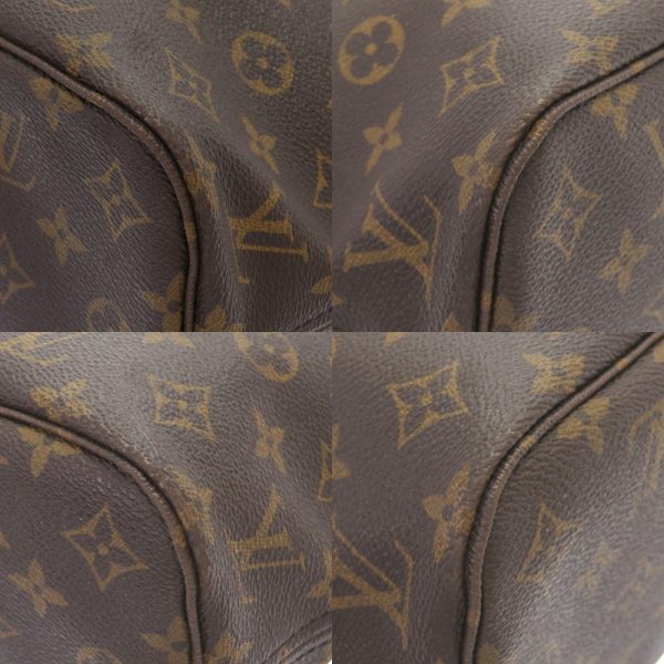 4e0079iil6 8 1 Louis Vuitton Monogram Neverfull PM Tote Bag Handbag Brown