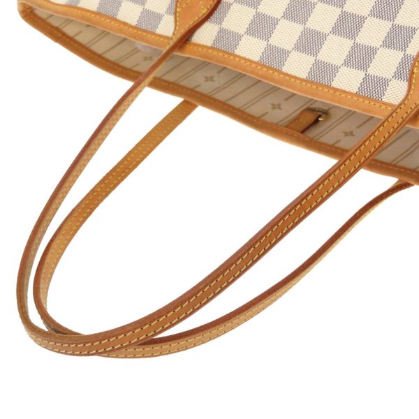 4f0059ioa6 5 Louis Vuitton Damier Azur Neverfull MM Tote Bag