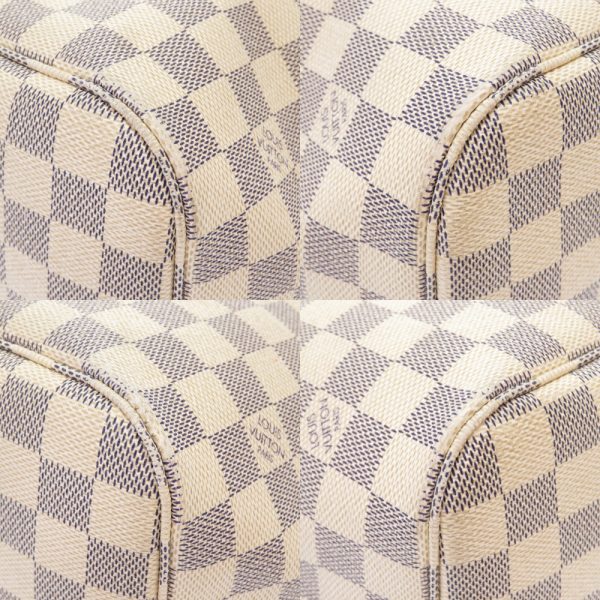 4f0059ioa6 8 Louis Vuitton Damier Azur Neverfull MM Tote Bag