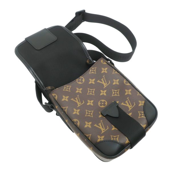 5 Louis Vuitton Archie Messenger Shoulder Bag Monogram Macassar Black