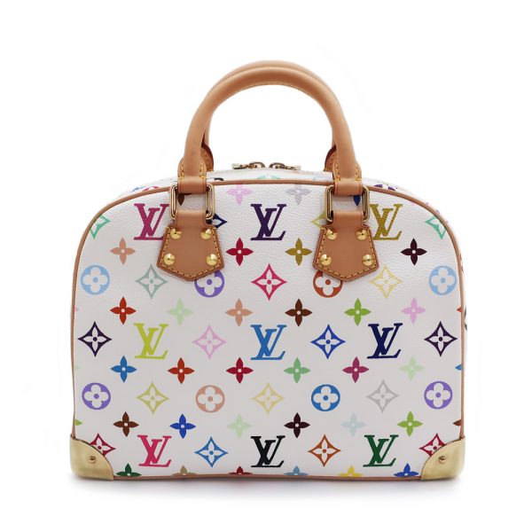 5 Louis Vuitton Multi Trouville Bronne Gold hardware White