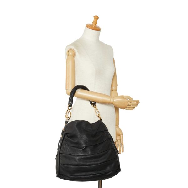 5 Dior Shoulder Bag Black Leather