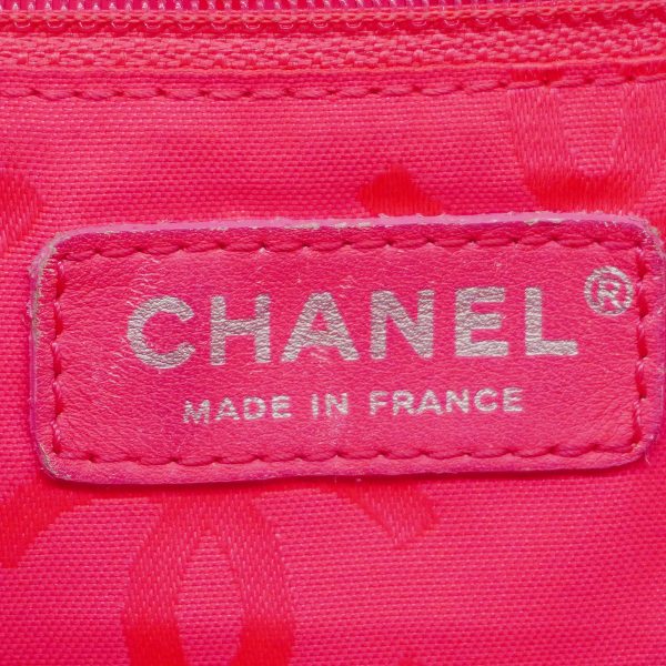 5 Chanel Handbag Cambon Line Leather Black