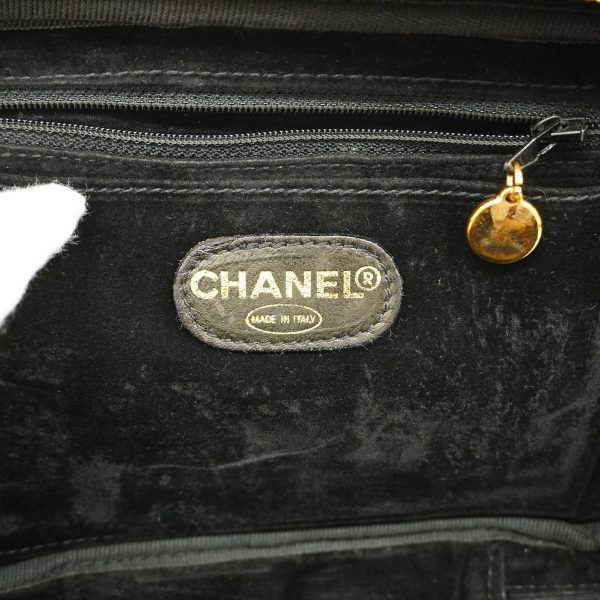 5 Chanel Vanity Bag Patent Leather Black