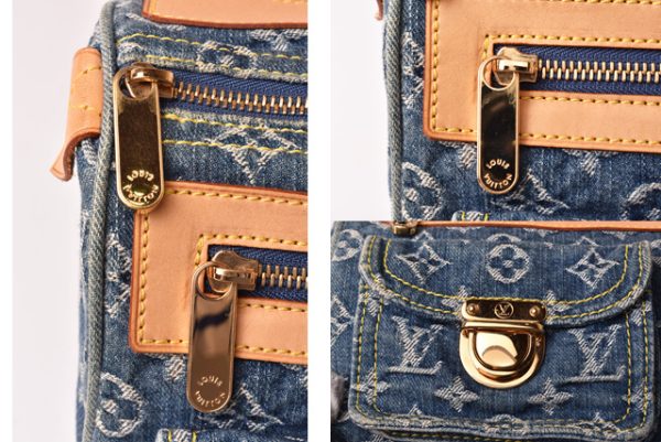 5 Louis Vuitton Tote Bag Monogram Denim Neo Speedy Blue