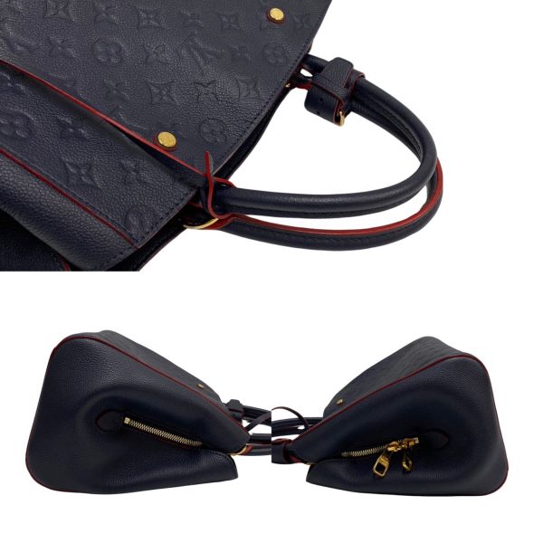 5 Louis Vuitton Emprene Montaigne MM Leather Navy