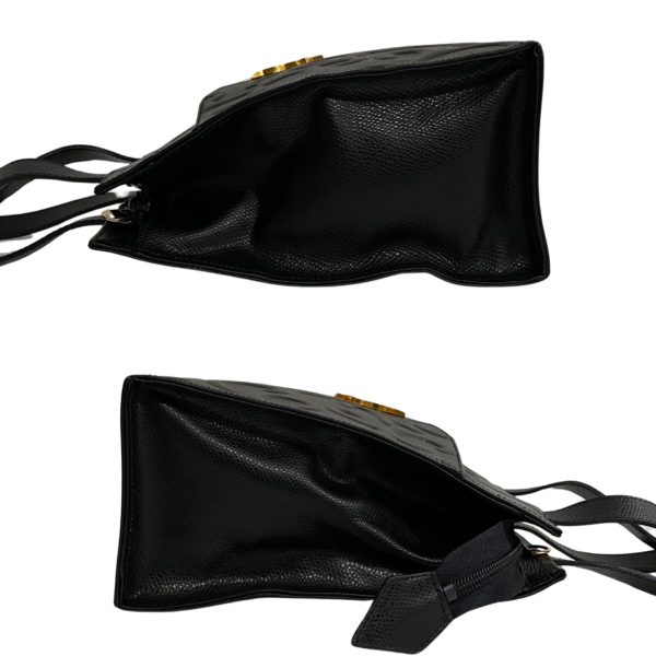 5 Yves Saint Laurent Ysl Shoulder Bag Leather Black