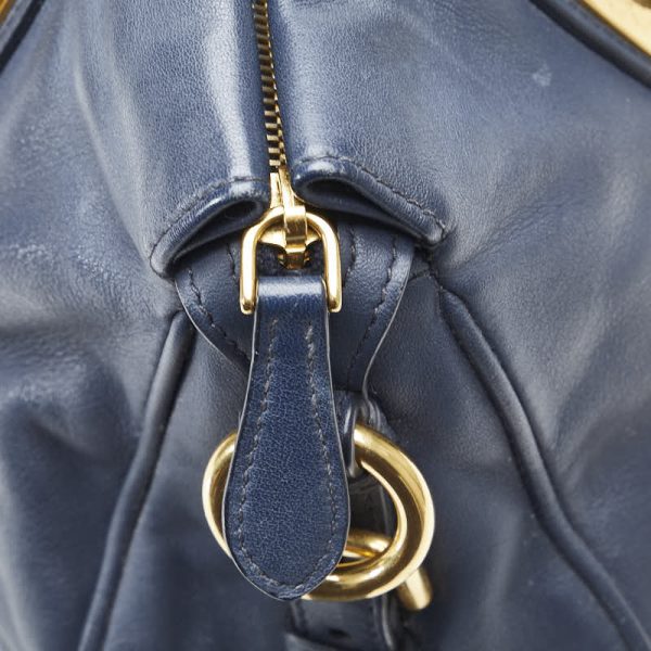 5 Prada Handbag Navy Leather