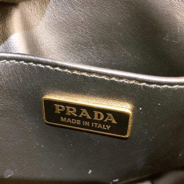 5 Prada Saffiano Leather Handbag Black Gold Hardware