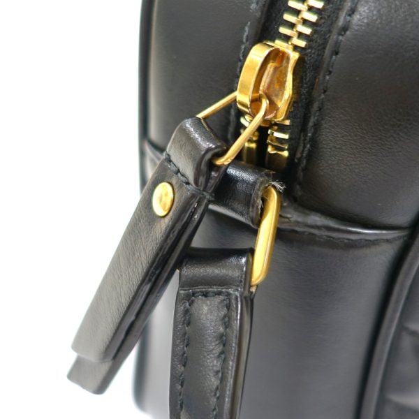 5 Saint Laurent Lou Camera Bag Shoulder Leather Black