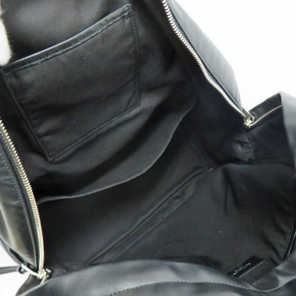 5 Saint Laurent City Backpack Leather Rucksack Black