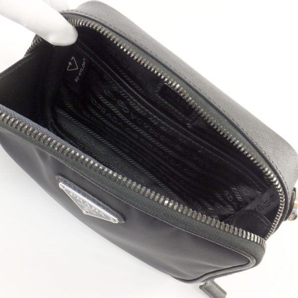 5 Prada Shoulder Bag Nylon Crossbody Bag Diagonal Black