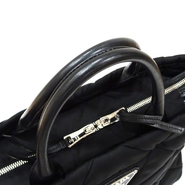 5 Prada Tote Bag Medium Padded Nylon Black