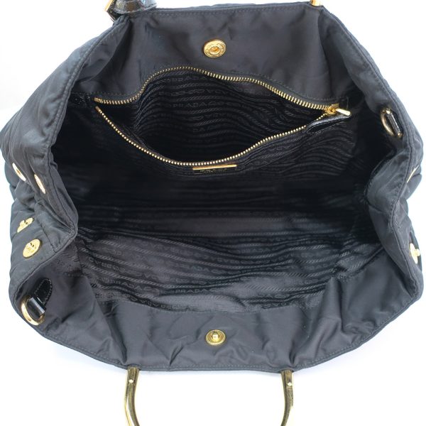 5 Prada Nylon Shoulder Bag Black