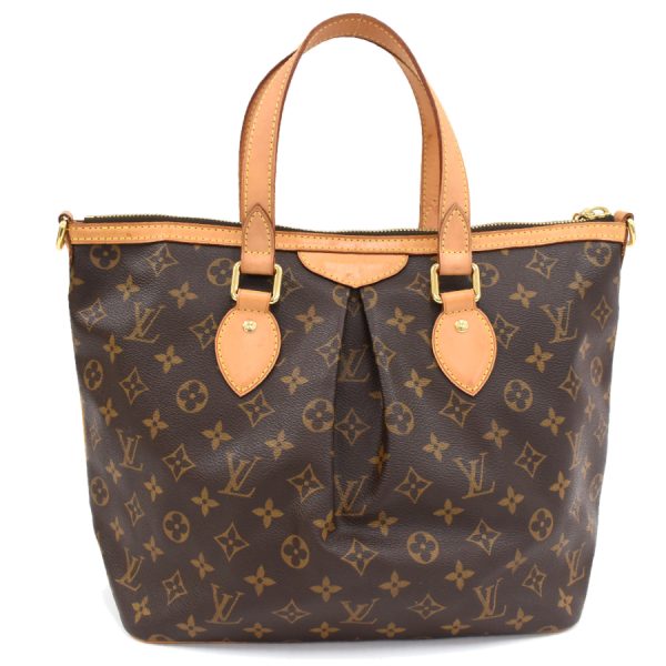 5000001884118563 3 Louis Vuitton Palermo PM 2way Handbag Shoulder Monogram Brown